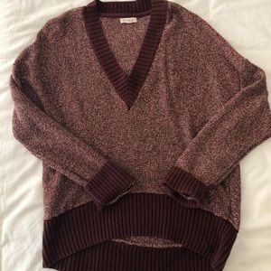 Silence and Noise Maroon sweater